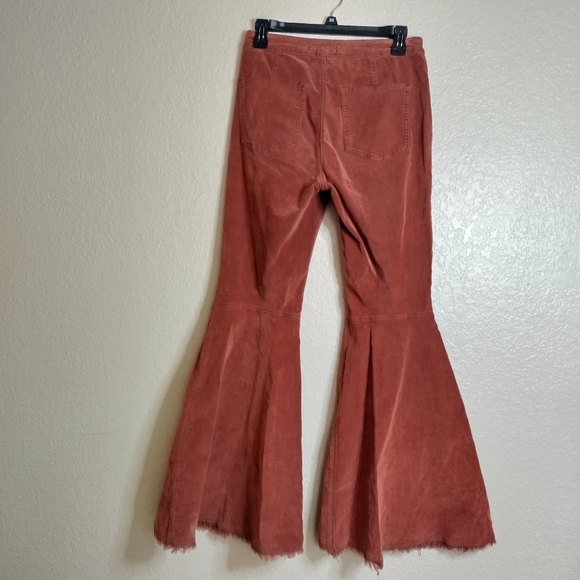 Free People Just Float Corduroy Flare Pants Sz 27 - Picture 7 of 10